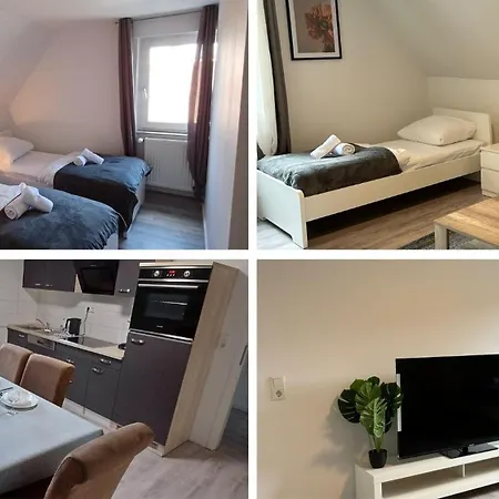 Apartmán Nest Komfort Ferien- Und Monteurwohnungen Kueche-garten Wadersloh